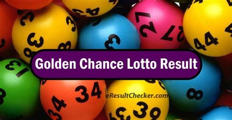 Golden Chance Lotto Result for Today, May 12, 2024.